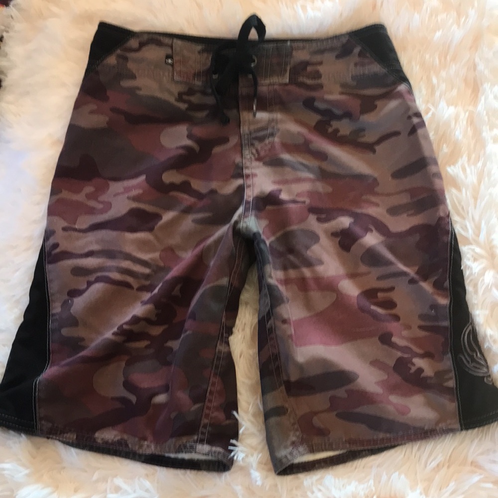 Mens ONEILL Camo Board Shorts Sz 27 Small